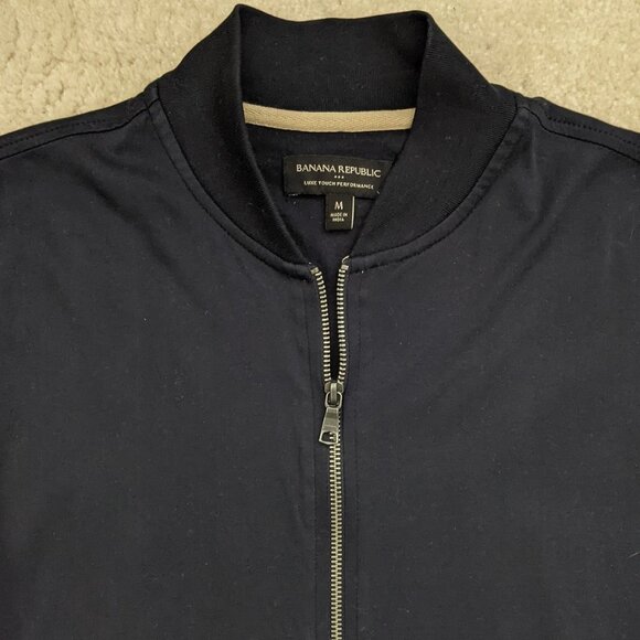 Banana Republic Factory blue bomber jacket - Picture 3 of 7